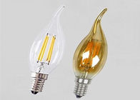 Lampadina del filamento C35 LED 2 watt con la coda, pc di vetro delle lampadine d'annata del filamento 4