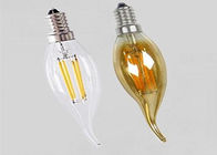 Lampadina del filamento C35 LED 2 watt con la coda, pc di vetro delle lampadine d'annata del filamento 4
