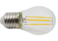 G45 4 vetro delle lampadine E27 3300K del filamento LED di watt abbassano il consumo di energia