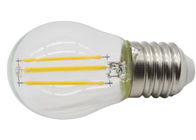G45 4 vetro delle lampadine E27 3300K del filamento LED di watt abbassano il consumo di energia
