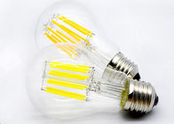 Lampadina luminosa del filamento del globo LED, lampadina bianca calda 3300K di vetro del filamento LED