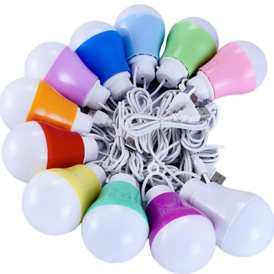 5w 5v lampadine a LED per interni con filo e cavo USB per la famiglia di vacanza