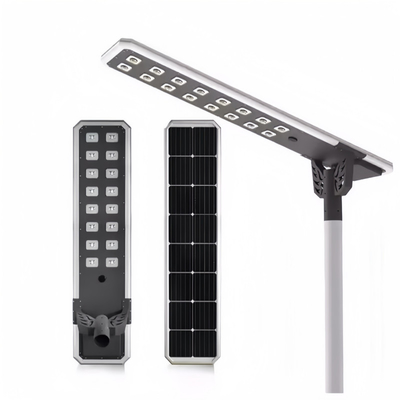 Cassa di alluminio a fusione a stampa Tutto in una luce solare 80w 100w 120w per strada alta o parcheggio