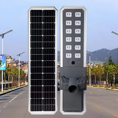 Cassa di alluminio a fusione a stampa Tutto in una luce solare 80w 100w 120w per strada alta o parcheggio