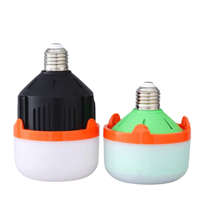Nuovo design Ricarica veloce Alta potenza Tempo di lavoro lungo Lampada di emergenza a LED E27 B22 base Alta luminosità