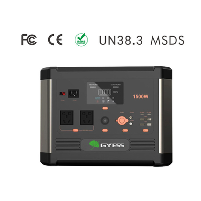 centrale elettrica portatile della batteria 1.5kw con il pannello solare