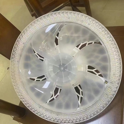 85-265V ufficio cucina 3 marce Velocità del vento soffitto dimmabile LED soffitto ventola luce