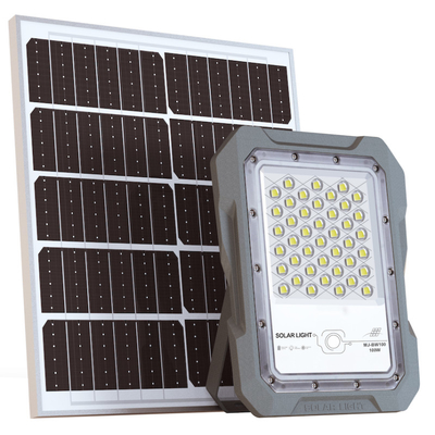 60w 100w 200w 300w 500w 800w 1200w 1500w Proiettore solare ad alta potenza con telecomando Sensore di luce Sensore di movimento