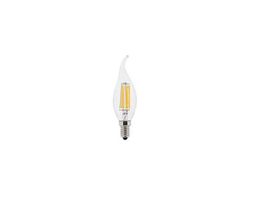 Lampadina del filamento C35 LED 2 watt con la coda, pc di vetro delle lampadine d'annata del filamento 4