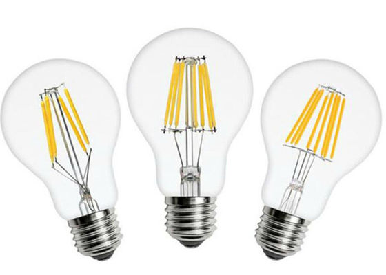 lampadina della candela del filamento di 4W LED con materiale di vetro per i centri commerciali