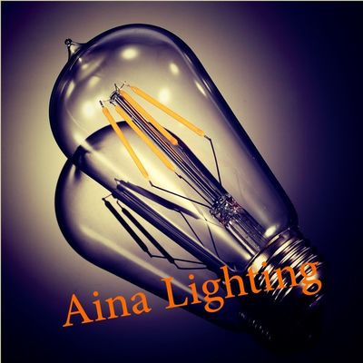 CA 176V - 264V 6000k della lampadina principale stile 2W E14 E27 del filamento di alta efficienza