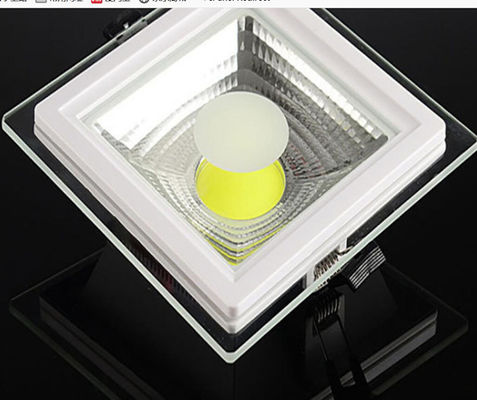 PANNOCCHIA di versione del quadrato 5w/10w/15w/25w giù luce con la copertura di alluminio di vetro e dell'alloggio