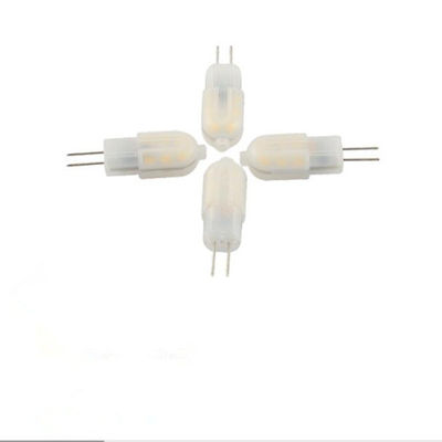 Lampadina LED G4 e G9 con copertura in PC bianco e ingresso LED 2835 DC / AC12V per luce di cristallo