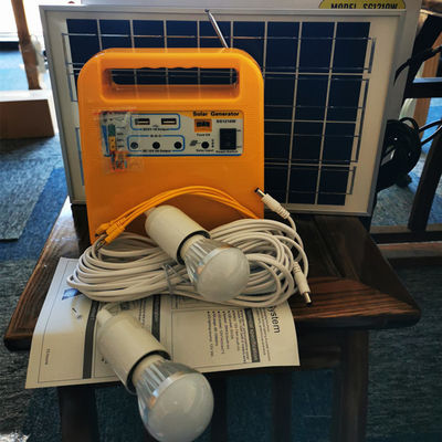 L'uso domestico del generatore di alto livello con la radio con la lampadina può fare pagare mobile
