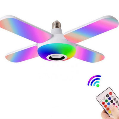 Quattro lampada di musica della pala del ventilatore della foglia 20w Bluetooth, lampadine principali dell'interno Cri80
