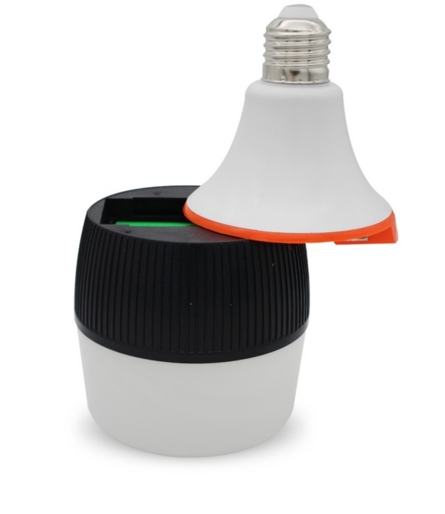 Batteria 1200mAh 30W SMD2835 AC85-265V Ra&gt;80 LED Lampadina Emergenza con Attacco E27