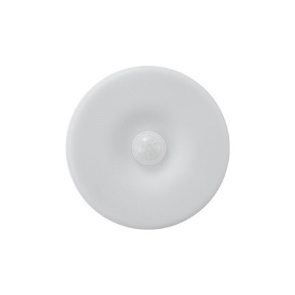 Luce notturna di design rotondo con sensore di movimento per camera da letto luce bianca 6000K