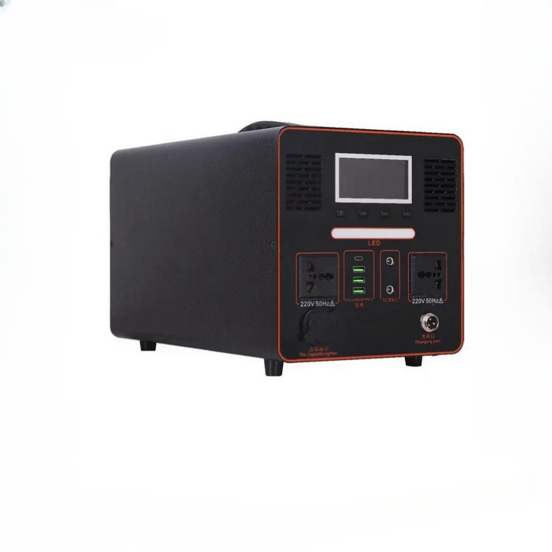 Banca di energia solare portatile da campeggio 220v 3000w con presa IP65 per utilizzo in caso di emergenza