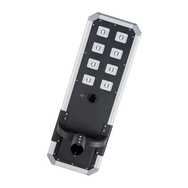 Cassa di alluminio a fusione a stampa Tutto in una luce solare 80w 100w 120w per strada alta o parcheggio